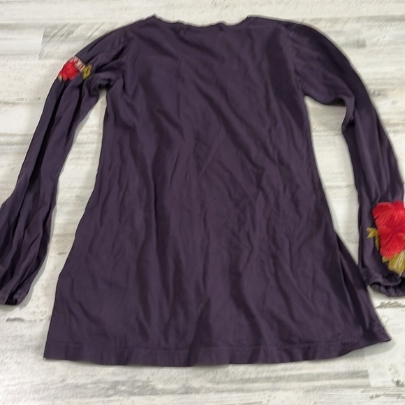 Johnny Was JWLA Embroidered Long Sleeve Tee Size Small - Picture 8 of 10